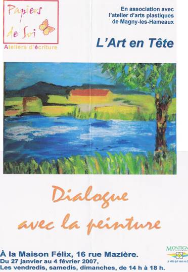 dialogue avec peinture